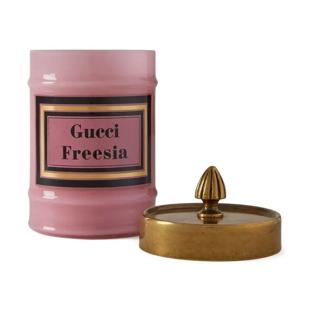 Brand new with box Gucci  Freesia Pink Candle